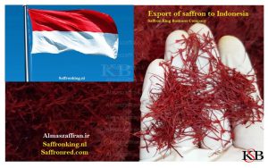 Export of saffron to Indonesia