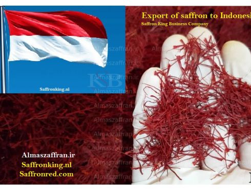 Export of saffron to Indonesia